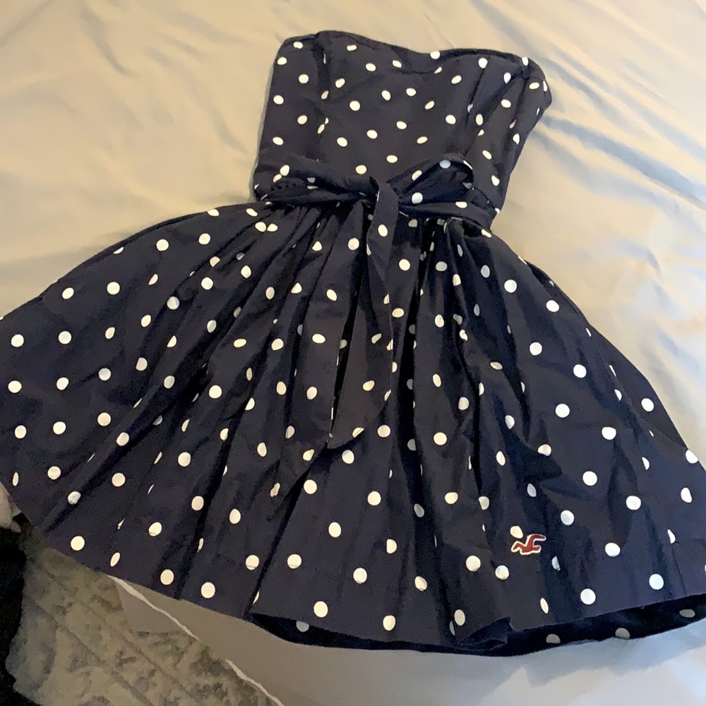 HOLLISTER Polka Dot A-Line Dress